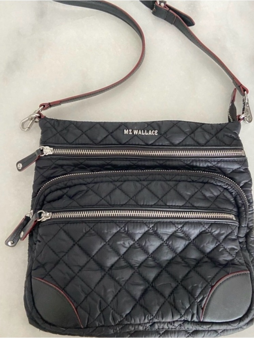 MZ Wallace downtown Crosby Black Quilted Bag - Picture 7 of 14